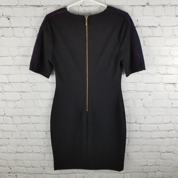 TOMMY HILFIGER | velvet trim short sleeve dress - Picture 4 of 9